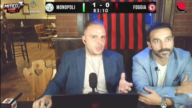 Mitico live Arena SEIEM - Monopoli-Foggia 12/09/26